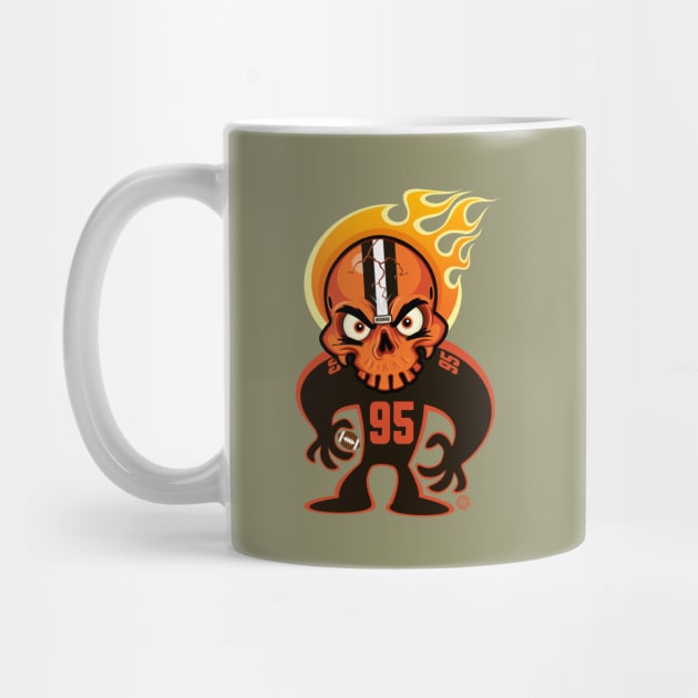 Go Browns SkullyDawg 95 by Goin Ape Studios